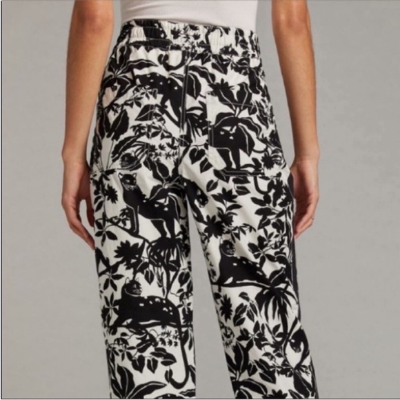 Anthropologie Maeve Tenley Jogger, Black Panther print - Picture 3 of 7